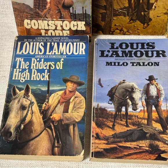 Lot of 6 Vintage Louis L'AmourPaperback Books - Picture 4 of 6